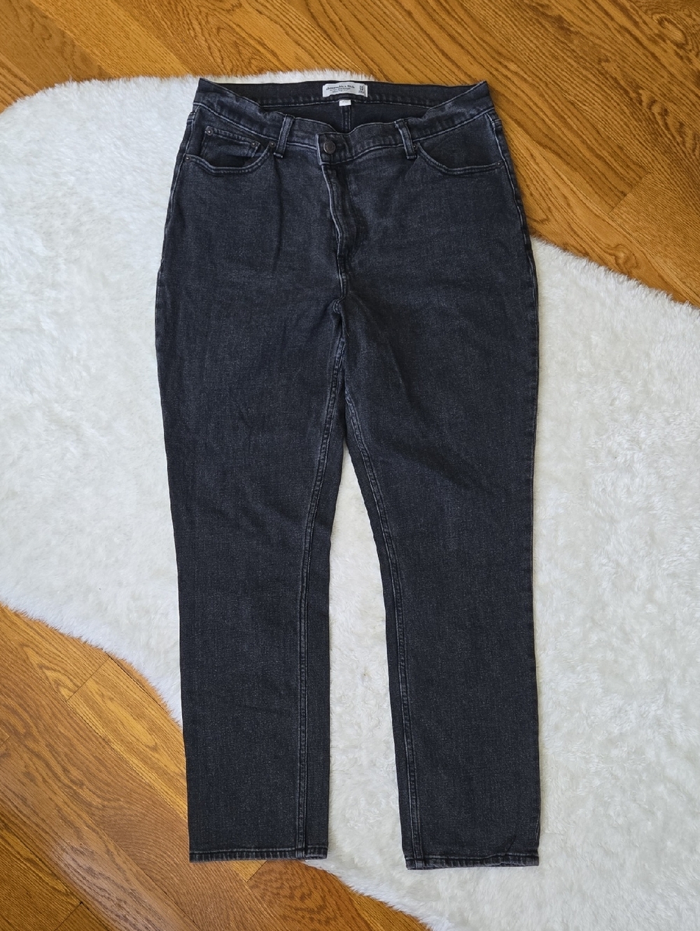 Abercrombie & Fitch 90s Slim Straight Ultra High Rise Jeans, Womens 32/14